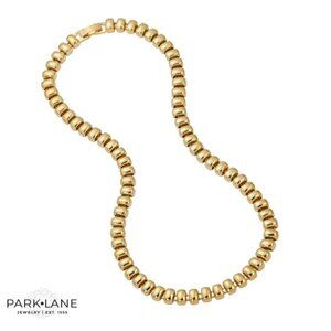 NWT Park Lane Jewelry Velora Necklace 18" Gold Tone Cobra Chain